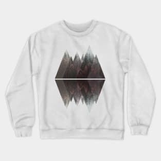 Geometry Triangles Misty Forest Crewneck Sweatshirt